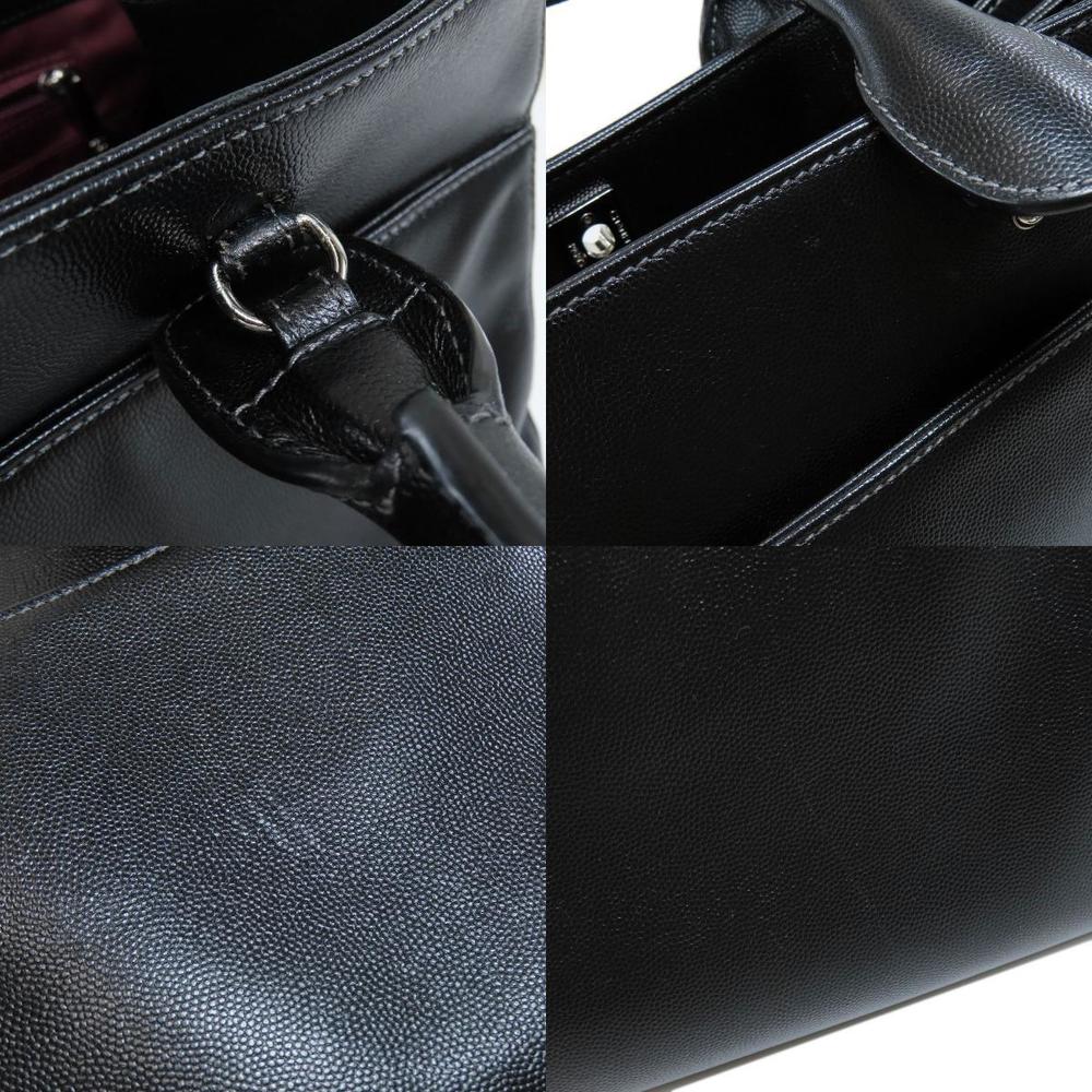 Chanel Coco Mark Silver Metal Fittings 2way Handbag - Picture 7 of 9